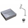 Imagem de Kit Cuba Q39 com Torneira Pratika 1060 Metal e Válvula Click 1"B Pol. Compace