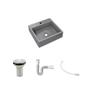 Imagem de Kit Cuba Q395 C/Válvula 1'' (2,6cm) + Sifão Pvc + Flexível