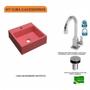Imagem de Kit Cuba Q395 com Torneira Luxo 1195 e Válvula Click 1 Polegada B Compace