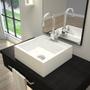 Imagem de Kit Cuba Q395 com Torneira Luxo 1195 e Válvula Click 1 Polegada e Meia Compace
