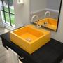 Imagem de Kit Cuba Q395 com Válvula Click 1 Polegada Sifão Flexível PVC Compace