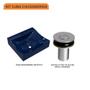 Imagem de Kit Cuba Q440 C/Válvula Click Botão 1''B (2,6cm)