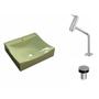 Imagem de Kit Cuba Q440 com Torneira Pratika 1060 Metal e Válvula Click 1"B Pol. Compace