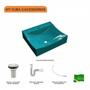 Imagem de Kit Cuba Q440 com Válvula 1 Pol. e Sifão PVC e Flexível Compace