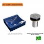 Imagem de Kit Cuba Q440 com Válvula Click Botão 1"B Pol. Compace