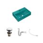 Imagem de Kit Cuba Q45 C/Válvula Click 1 1/2'' (04cm) + Sifão Pvc + Flexível