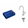 Imagem de Kit Cuba Q45 com Torneira 1198 Metal e Válvula 1" Pol. Compace