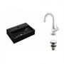 Imagem de Kit Cuba Q45 com Torneira 1198 Metal e Válvula Click 1 Pol. Compace