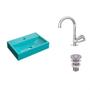 Imagem de Kit Cuba Q45 com Torneira C50 e Válvula 1 Pol. ABS Compace