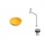 Imagem de Kit Cuba R30 com Torneira Link 1062 Metal e Válvula Click 1 Polegada B Compace