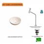 Imagem de Kit Cuba R30 com Torneira Link 1062 Metal e Válvula Click 1 Polegada e Meia Compace