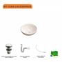 Imagem de Kit Cuba R30 com Válvula Click 1 Polegada G e Sifão Pvc e Flexível Compace