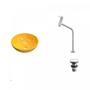 Imagem de Kit Cuba R35 com Torneira Link 1062 Metal e Válvula Click 1 Polegada G Compace