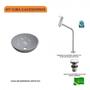 Imagem de Kit Cuba R35 com Torneira Link 1062 Metal e Válvula Click 1 Polegada G Compace