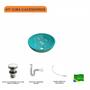 Imagem de Kit Cuba R35 com Válvula Click 1 Polegada G e Sifão Pvc e Flexível Compace