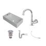 Imagem de Kit Cuba Rl545 Roma com Torneira C50 e Válvula Abs com Sifão e Flexível
