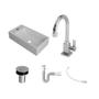 Imagem de Kit Cuba Rl545 Roma com Torneira Luxo e Válvula Botão com Sifão e Flexível