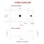 Imagem de Kit Cuba Rl545 Roma com Torneira Luxo e Válvula Click