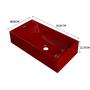 Imagem de Kit Cuba Rl545 Roma com Válvula Botão e Sifão com Flexível Vermelho