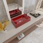 Imagem de Kit Cuba Rl545 Roma com Válvula Botão e Sifão com Flexível Vermelho