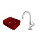 Imagem de Kit Cuba Ro36 Cross com Torneira 1198 Metal Vermelho