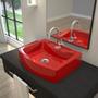 Imagem de Kit Cuba RT41 com Torneira 1198 Metal e Válvula 1 Polegada e Sifão Pvc e Flexível Compace