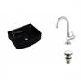 Imagem de Kit Cuba RT41 com Torneira 1198 Metal e Válvula Click 1 Polegada e Meia Compace