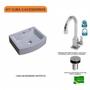 Imagem de Kit Cuba Rt41 com Torneira Luxo 1195 e Válvula Click 1 Polegada B Compace