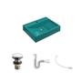 Imagem de Kit Cuba RT49 C/Válvula Click 1''G + Sifão Pvc + Flexível