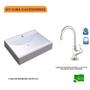 Imagem de Kit Cuba Rt49 com Torneira 1198 Metal 1/4 Volta Compace