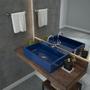Imagem de Kit Cuba RT55 com Torneira 1198 Metal e Válvula Click 1 Polegada G e Sifão Pvc e Flexível Compace