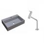 Imagem de Kit Cuba Rt55 com Torneira Pratika 1060 Metal 1/4 Volta Compace