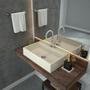 Imagem de Kit Cuba RT55 com Válvula Click 1 Polegada B e Sifão Cromado e Flexível Compace