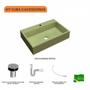 Kit Cuba RT55 com Válvula Click 1 Polegada B e Sifão Pvc e Flexível Compace Imagem de Kit Cuba RT55 com Válvula Click 1 Polegada B e Sifão Pvc e Flexível Compace