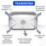 Imagem de kit Cuba Tramontina Cozinha 47x30 Ref: 94083/507+ Torneira de Mesa