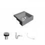 Imagem de Kit Cuba XQ355 com Válvula Click 1"B com Sifão PVC e Flexível Compace
