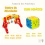 Imagem de Kit Cubo Didático Infantil 24 Peças Bebê+Centro de Atividades Didática Mobile