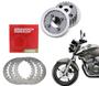 Imagem de Kit Cubo Platô + Discos Embreagem + Separadores Wgk Cbx 250 Twister Xr 250 Tornado Ano 2001 Até 2008