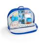 Imagem de Kit Cuidados com Bebê azul Acessórios para Boneca -001008- Fralda Mamadeira Bolsa Infantil ED! Brinquedos