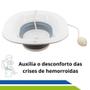 Imagem de Kit Cuidados Hemorroida - Bacia Bidê Portátil para Banho de Assento + Almofada com Orifício