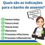 Imagem de Kit Cuidados Hemorroida - Bacia Bidê Portátil para Banho de Assento Retrátil + Almofada com Orifício