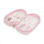 Imagem de Kit cuidados para bebes com estojo rosa