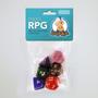 Imagem de Kit Dado RPG Cores Sortidas com 7 unidades: Desafio sem Igual!