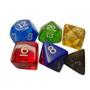 Imagem de Kit Dado RPG Cores Sortidas com 7 unidades: Desafio sem Igual!