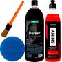 Imagem de Kit Darker 1,5l Shiny 500ml Pincel Zacs Aplicador Espuma