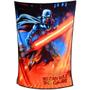 Imagem de Kit Darth Vader Manta Felpuda Macia + Balde Pipoca Oficial Star Wars