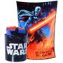Imagem de Kit Darth Vader Manta Felpuda Macia + Balde Pipoca Oficial Star Wars