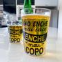 Imagem de Kit De 10 Copos Americanos De 190ml Decorado Com Frases 2 De Cada Modelo