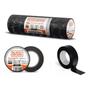 Imagem de Kit de 10 Fitas Isolantes 5m x 18mm Preto Black+Decker 