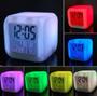 Imagem de Kit De 10 Relógios Cubo Despertador Digital Muda De Cor 7x